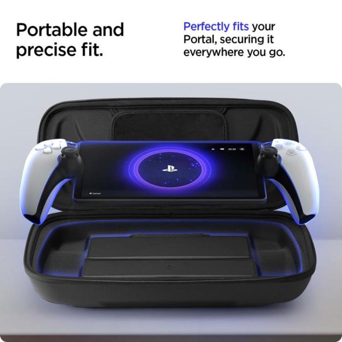 Spigen - Spigen Sony Playstation Portal Fodral Rugged Armor - Svart