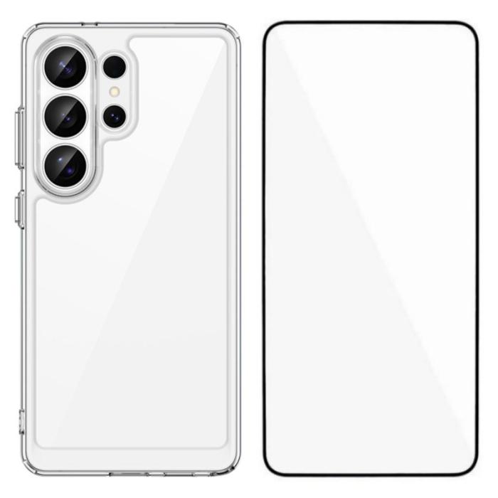 WANLONFENG - WANLONFENG Samsung Galaxy S26 Ultra Skal TPU Akryl Klar - Transparent