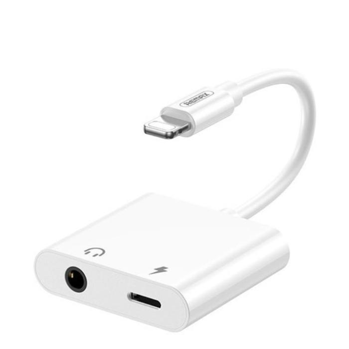 UTGATT1 - Remax Remine Lightning Adapter 3.5 mm Minijack - Vit