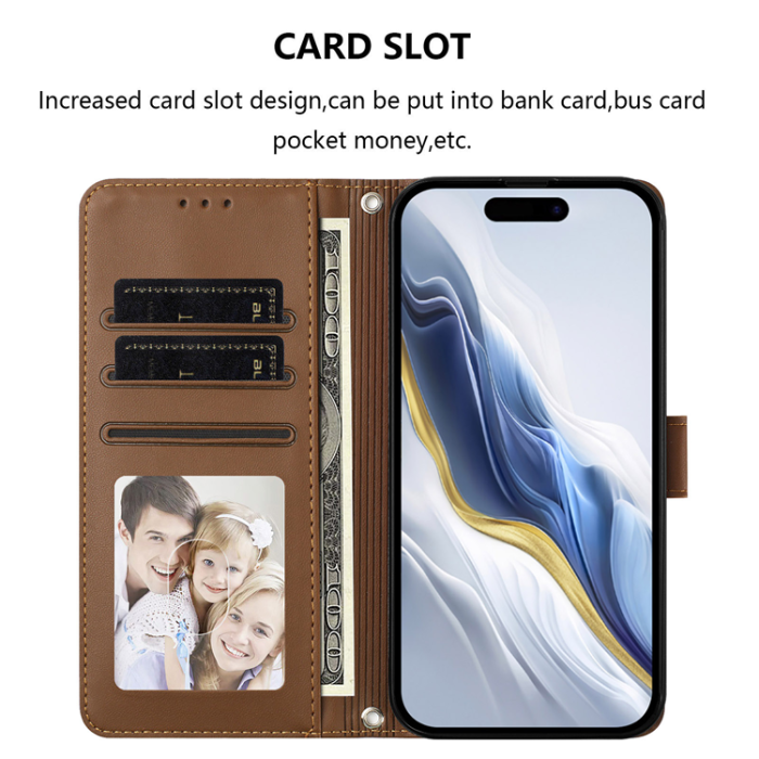 A-One Brand - OnePlus 15 5G Konstläder Plånboksfodral Love Cat Pattern Imprint