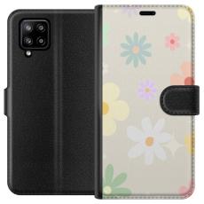 iSecrets - Plånboksfodral till Samsung Galaxy A42 5G med fejdande blommor