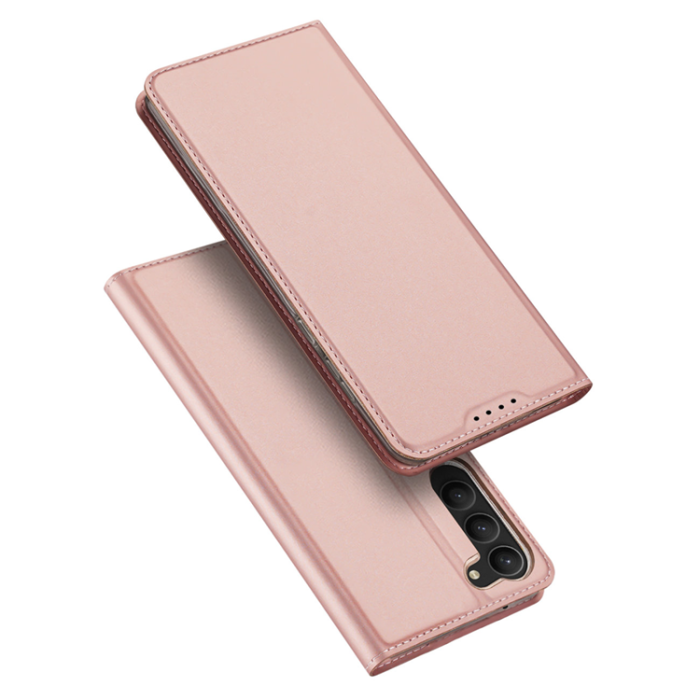 Dux Ducis - Dux Ducis Galaxy S23 Plånboksfodral Skin Series - Rosa Guld