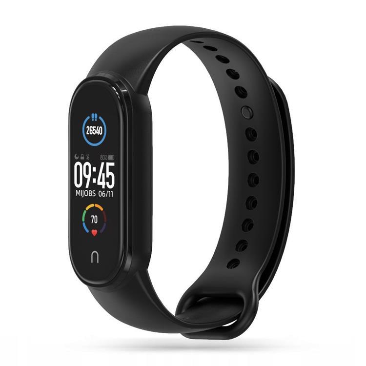 Xiaomi Mi Smart Band 5/6/6 NFC/7 Strap Iconband - Svart | 5123 | AlltMobil