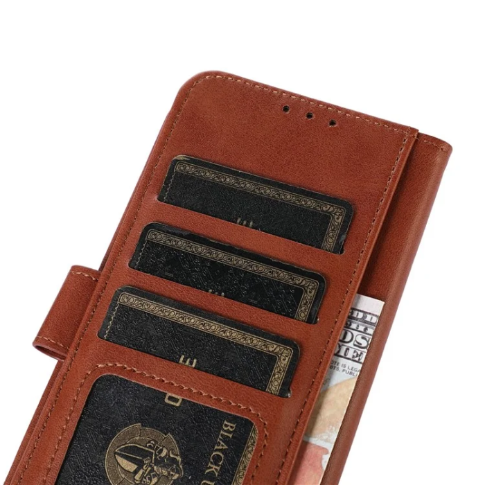 A-One Brand - Sony Xperia 1 VII Plånboksfodral Cowhide Texture Läder