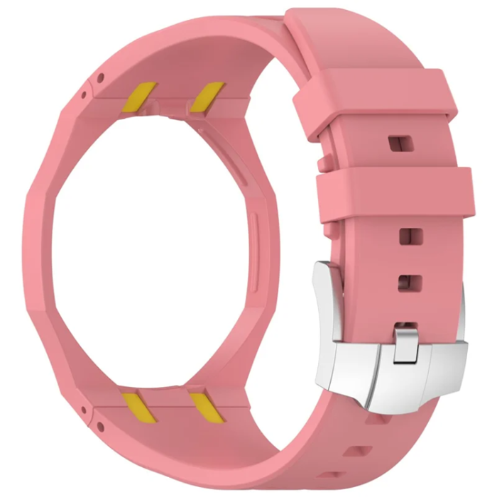 A-One Brand - Swatch Royal Pop Silikonarmband - Rosa/Gul