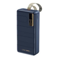 Remax - REMAX Powerbank 30000mAh 20W/22.5W PD QC RPP-506 med LED Blå