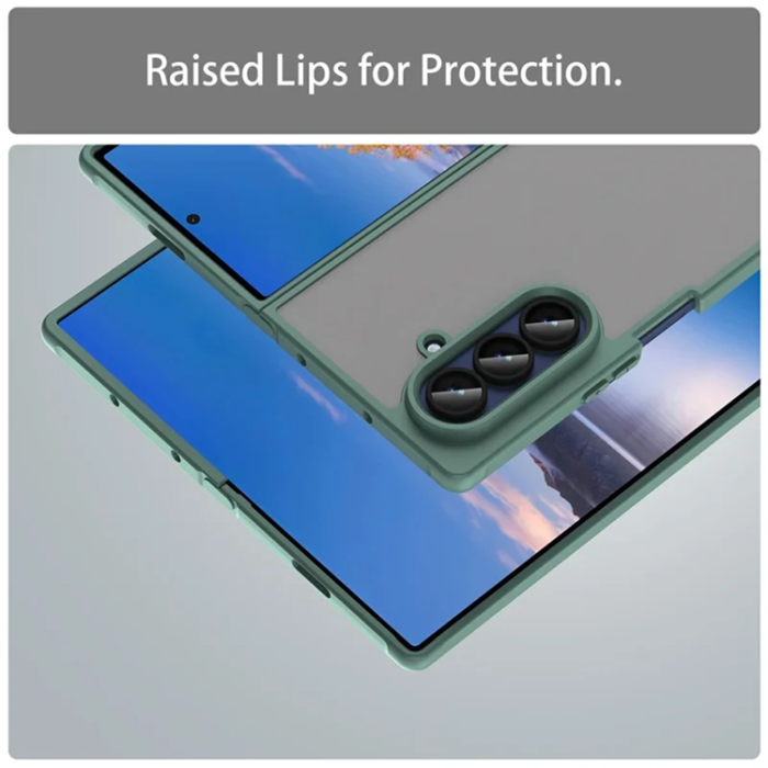 A-One Brand - Galaxy Z Fold 7 5G Mobilskal Frosted Translucent - Grön