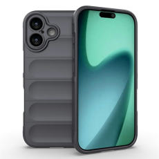 Amorus - AMORUS iPhone 17 Mobilskal Shockproof TPU Rugged - Mörkgrå