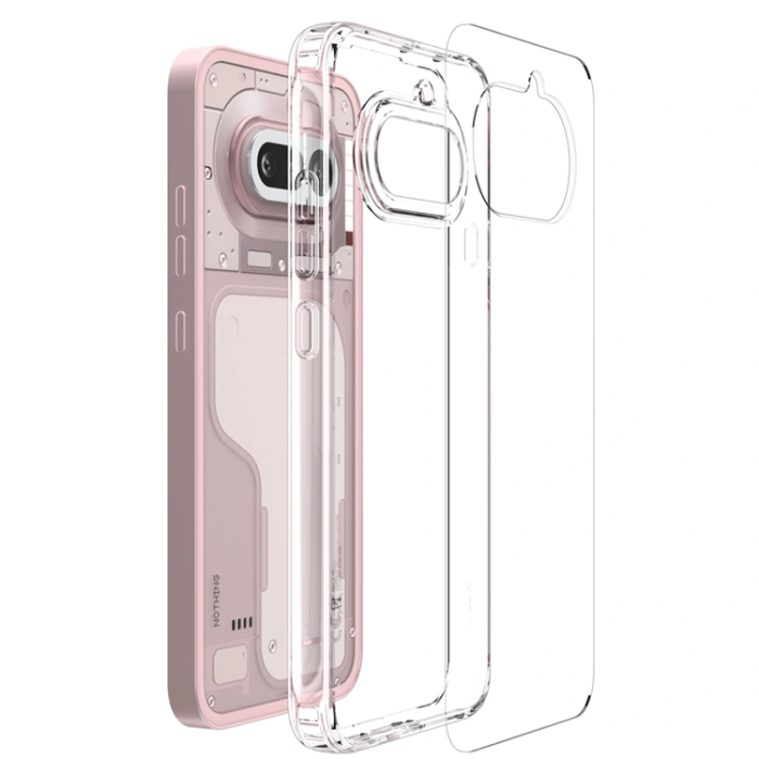 Spigen - Spigen Mobilskal För Nothing Phone (4a) Ultra Hybrid - Crystal Clear