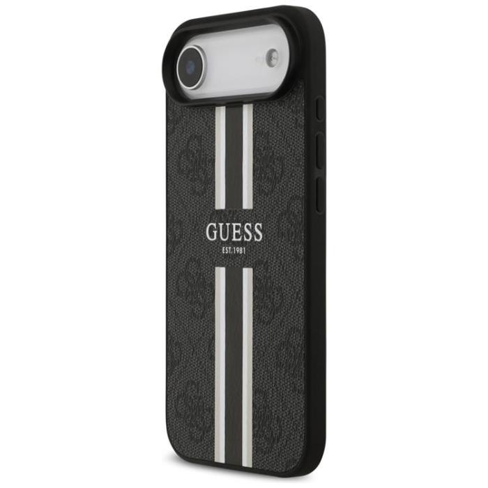 Guess - Guess iPhone 17 Air Mobilskal MagSafe 4G Printed Stripes - Svart