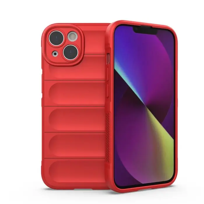 OEM - iPhone 14 Plus Skal Magic Shield Flexible Armored - Röd