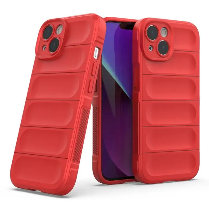 OEM - iPhone 14 Plus Skal Magic Shield Flexible Armored - Röd