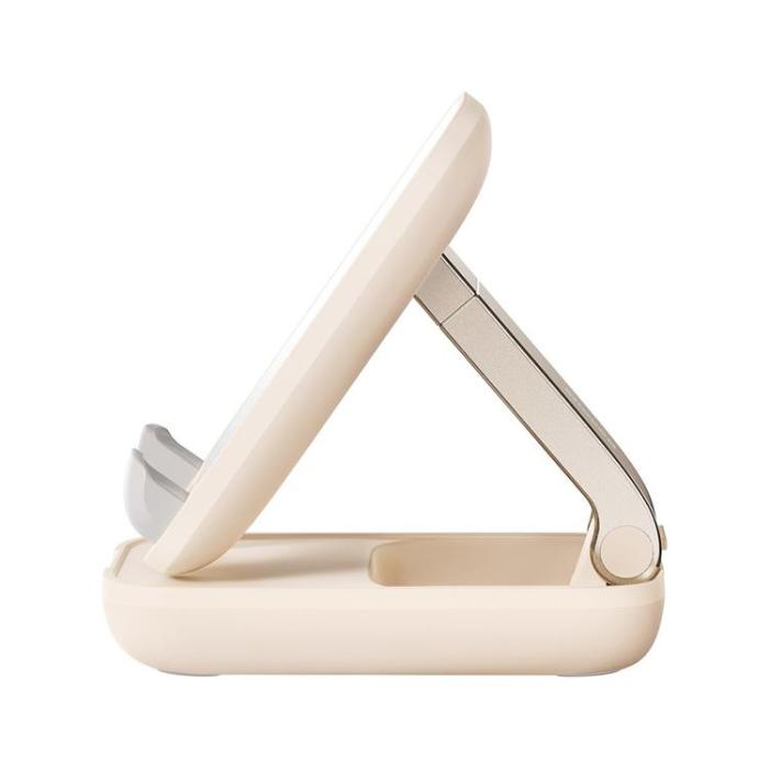 BASEUS - Baseus Mobilhållare Seashell Series med Mirror - Beige