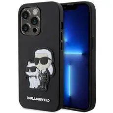 KARL LAGERFELD - Karl Lagerfeld Mobilskal till iPhone 14 Pro Max Saffiano Karl & Choupette