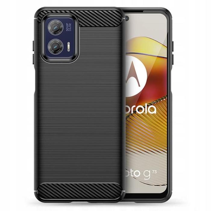 UTGATT - Tech-Protect Motorola Moto G73 5G Mobilskal TpuCarbon
