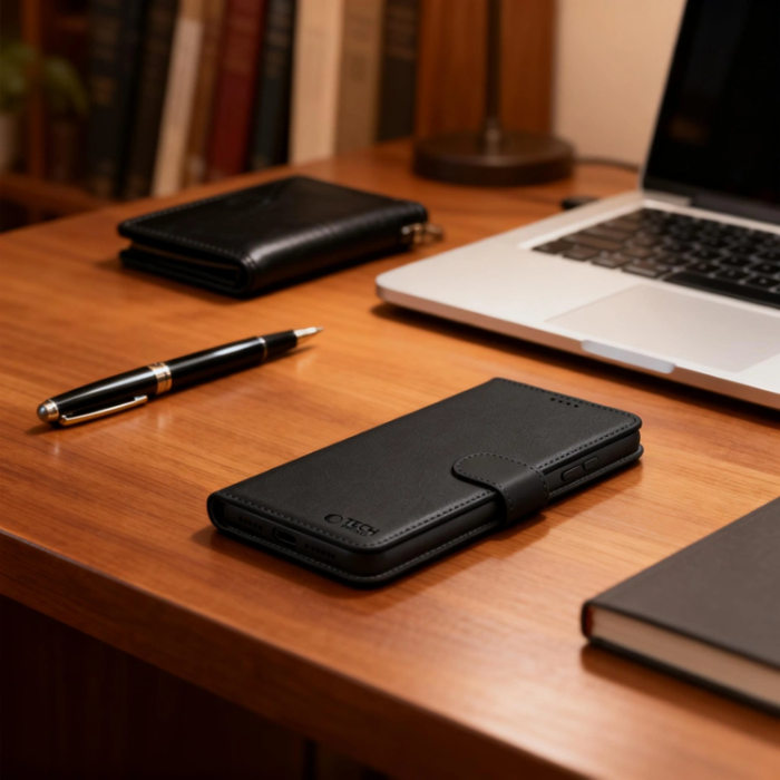 Tech-Protect - Tech-Protect Plånboksfodral För Galaxy S26 - Svart