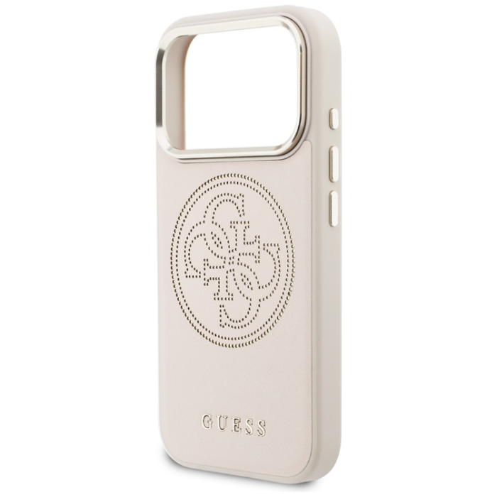 Guess - Guess Mobilskal För iPhone 17 Pro MagSafe Perforated 4G - Rosa