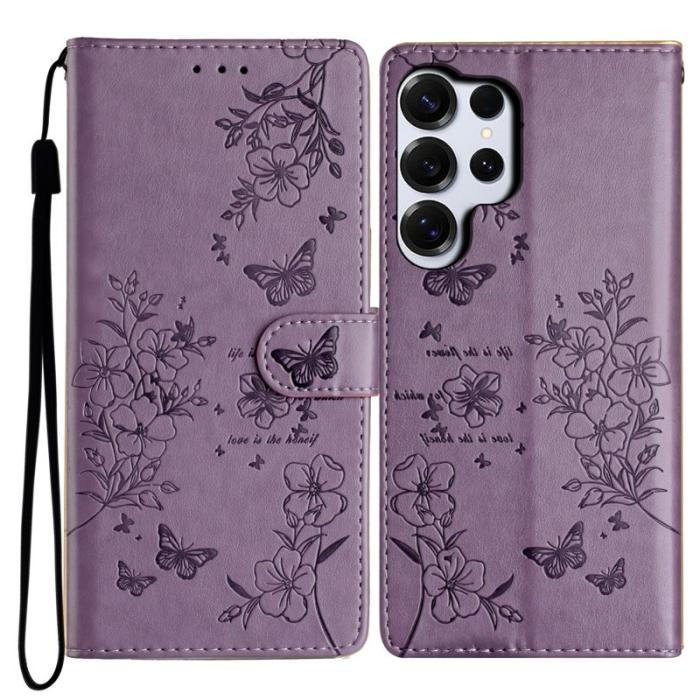 OEM - Samsung Galaxy S26 Ultra Plånboksfodral Konstläder Flip Cover - Lila