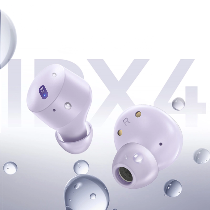 BASEUS - Baseus Bowie E18 TWS Trådlösa Hörlurar ENC IPX4 - Lila