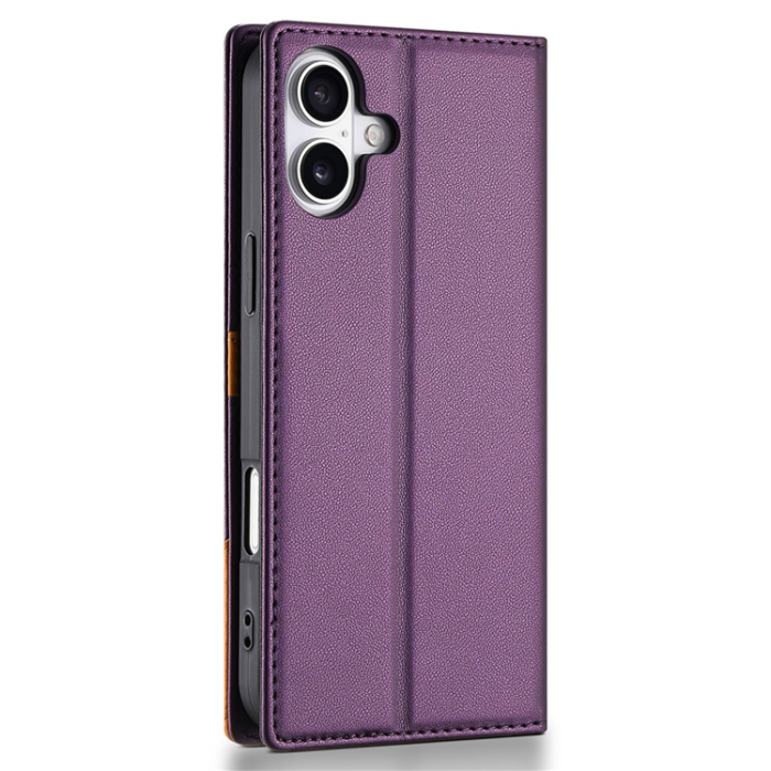 N.BEKUS - N.BEKUS iPhone 17 Plånboksfodral RFID Blocking P3 - Lila