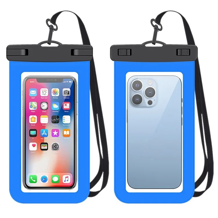 Vattentät Mobilfodral max 7.2"""" IPX8 HF-17 - Blå | 2353 | AlltMobil