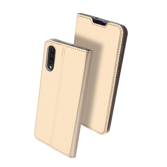 Dux Ducis - Dux Ducis Plånboksfodral till Samsung Galaxy A50 - Guld