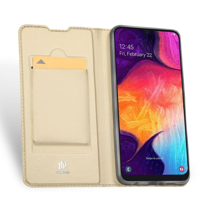 Dux Ducis - Dux Ducis Plånboksfodral till Samsung Galaxy A50 - Guld