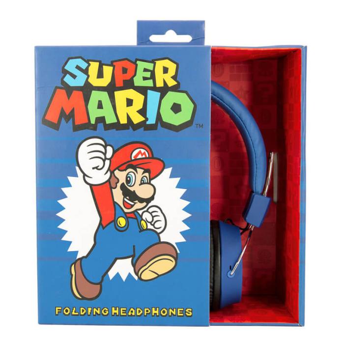 A-One Brand - SUPER MARIO Hörlur Tween On-Ear 100dB Mario & Luigi