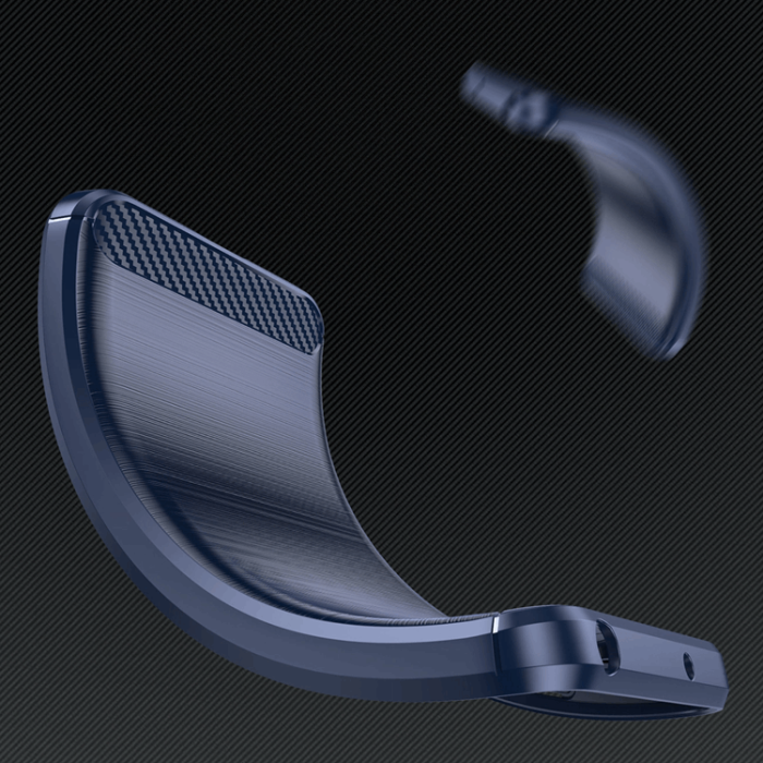 OEM - Galaxy S25 Plus Mobilskal Carbon Flexible - Blå