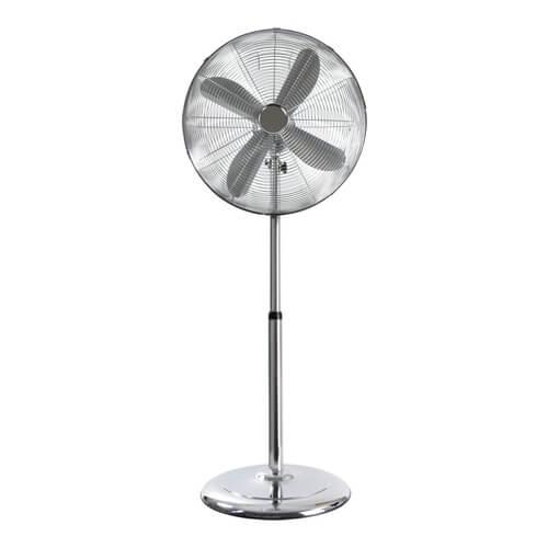 Alternativ bild 0 för 45 cm metal floor stand fan, chrome