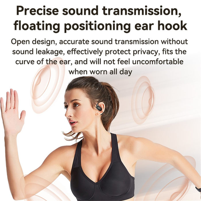 Yesido - YESIDO OWS Vattentäta Bluetooth Open-Ear Hörlurar YSP19 - Svart