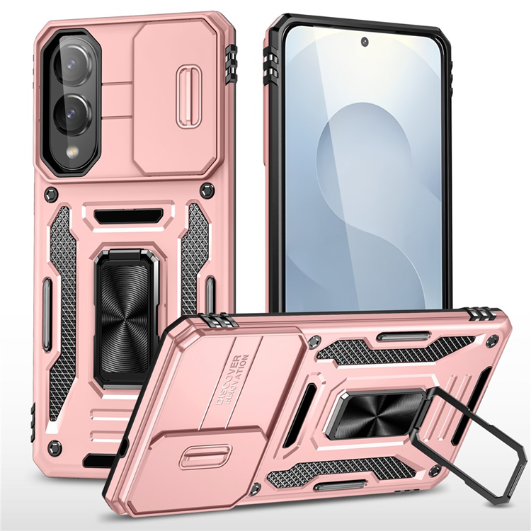 Galaxy S25 Edge Mobilskal Kickstand Slide - Roséguld | 2353 | AlltMobil