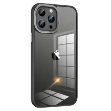 OEM - iPhone 14 Pro Skal med Kameraram i Metall - Svart