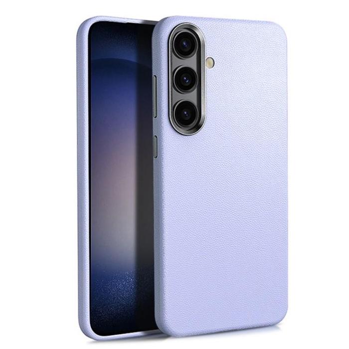 OEM - Galaxy S24 Mobilskal Läder Shockproof Silikon - Lila