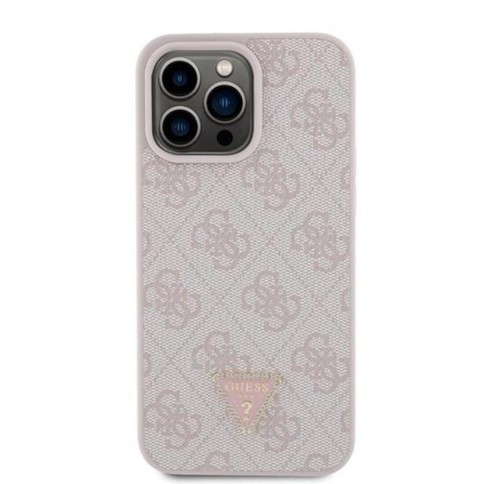 Guess - Guess iPhone 15 Pro Max Mobilskal Diamond Triangle - Rosa
