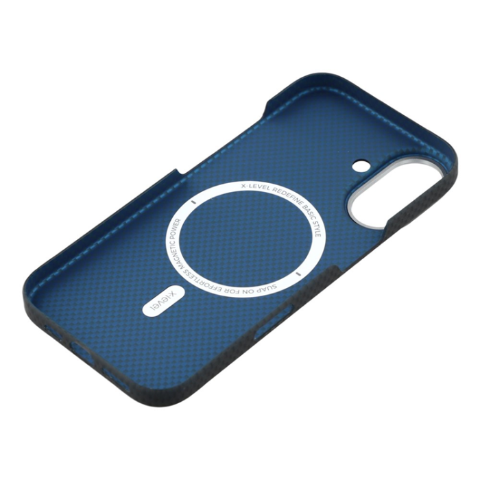 X-Level - X-LEVEL iPhone 17 Mobilskal MagSafe Carbon Nanofiber - Svart