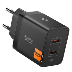 Spigen - Spigen 2-Port N&auml;tverk Laddare 47W ESSENTIAL EE472EU