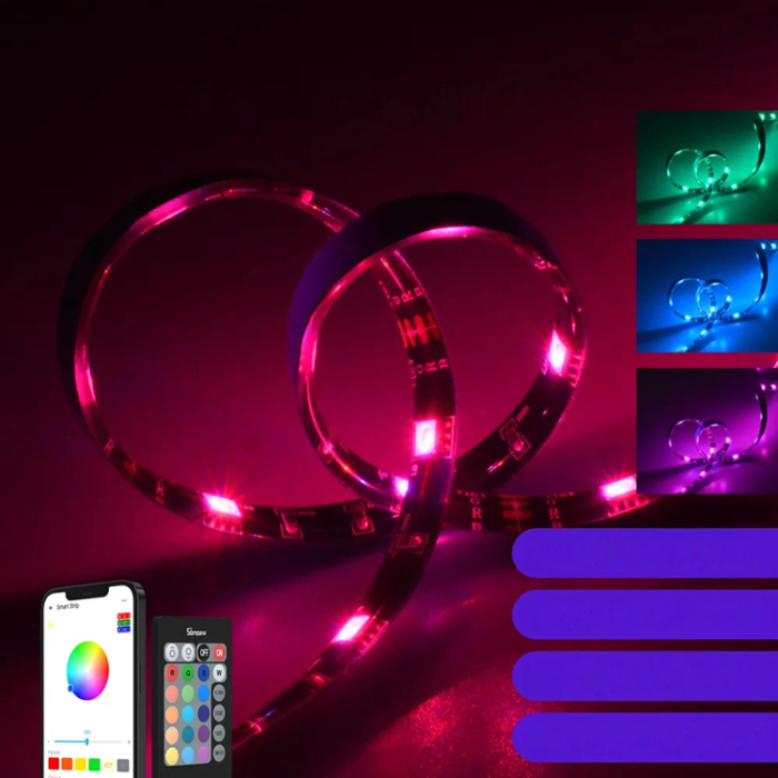 Sonoff - Sonoff L2 LED Strip Wifi Fjärrkontroll RGB 5m