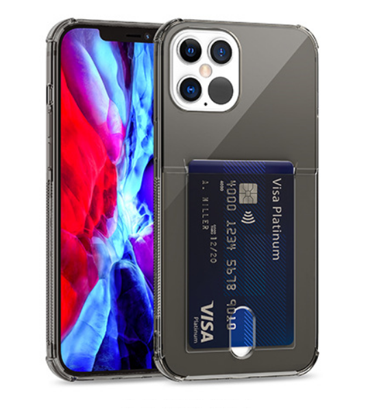 Flexicase Skal med Kortplats iPhone 13 Pro Max - Svart | 2353 | AlltMobil