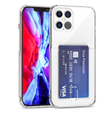 OEM - Flexicase Skal med Kortplats iPhone 13 Pro Max - Clear