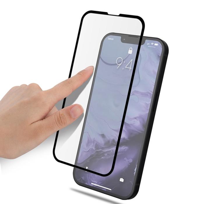 Mocolo - MOCOLO Härdat Glas Skärmskydd iPhone 13 Pro Max - Svart
