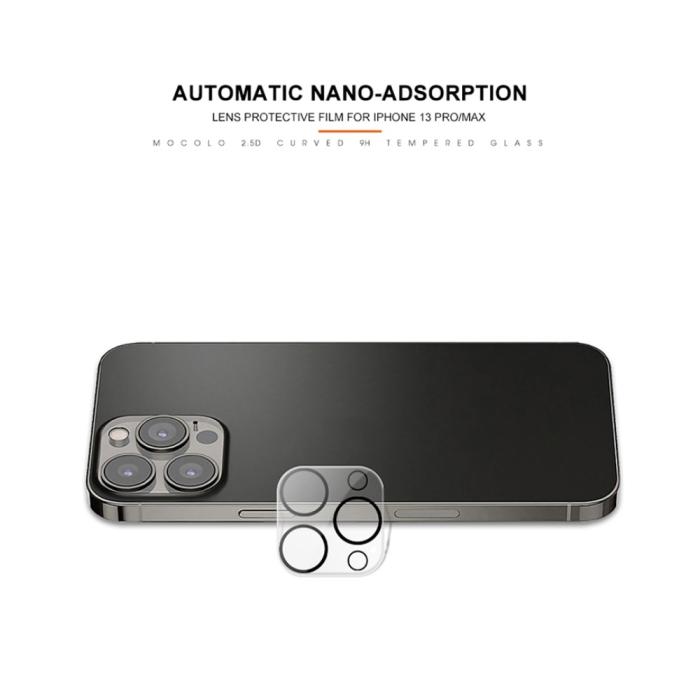 OEM - Mocolo Kameralinsskydd i Härdat Glas iPhone 13 Pro Max - Clear
