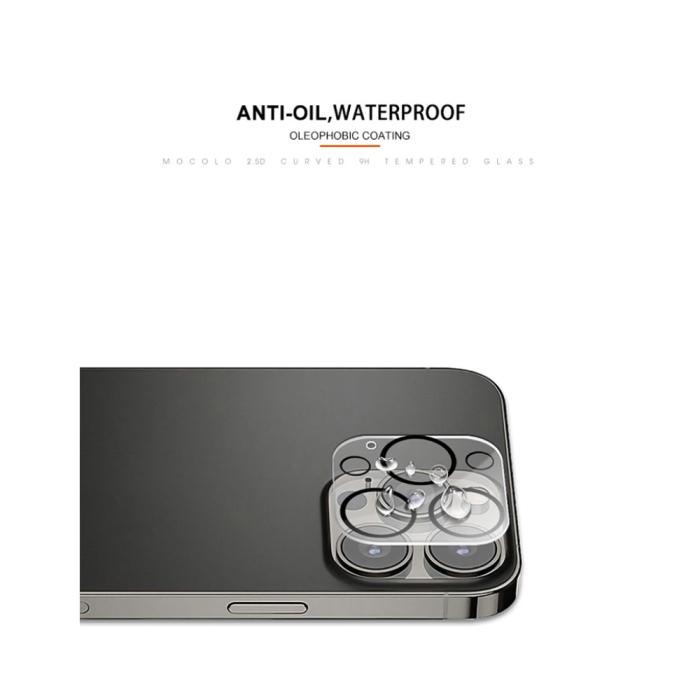 OEM - Mocolo Kameralinsskydd i Härdat Glas iPhone 13 Pro Max - Clear