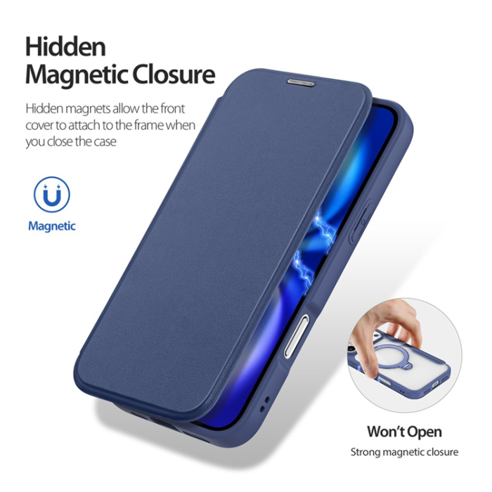 Dux Ducis - Dux Ducis iPhone 17 Pro Plånboksfodral MagSafe Skin X Pro Kickstand