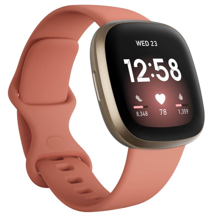UTGATT1 - Fitbit Versa 3 - Pink Clay/Soft Gold