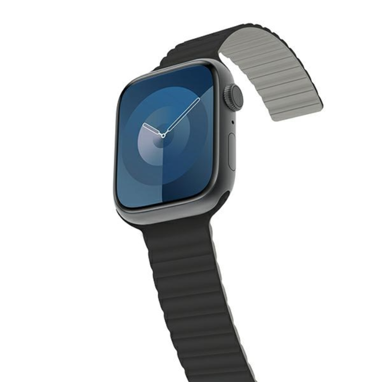Araree Apple Watch (42/44/45/49mm) Armband Silikon - Svart/Grå