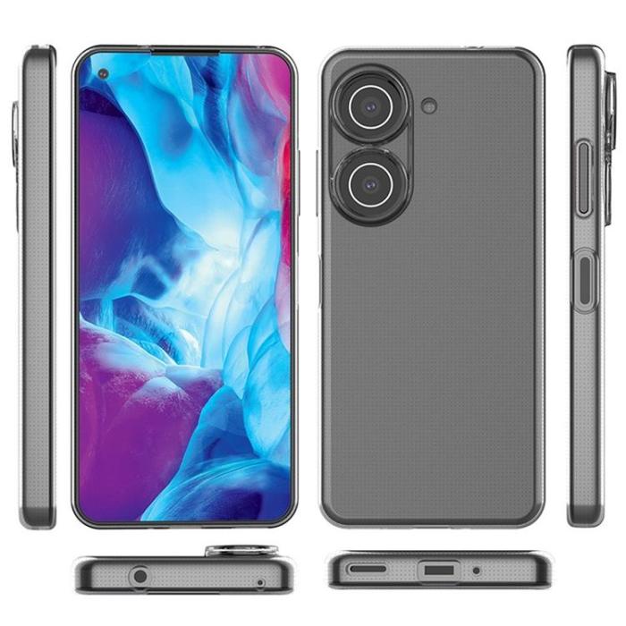 A-One Brand - Asus Zenfone 9 Skal Ultra-thin TPU - Clear