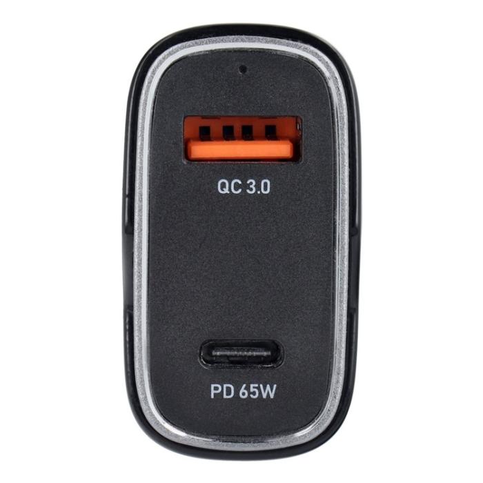 Joyroom - Billaddare USB-A/USB-C 83W - Svart