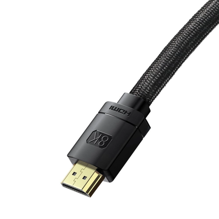 BASEUS - Baseus HDMI 8K Kabel HDR 48 Gbps 3 m - Svart