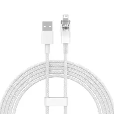 BASEUS - Baseus USB-A till Lightning kabel Explorer 2.4A 2m - Vit